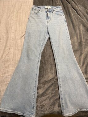 Abercrombie & Fitch Light Blue Flared Jeans